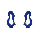 Klein Blue Pearl Earrings